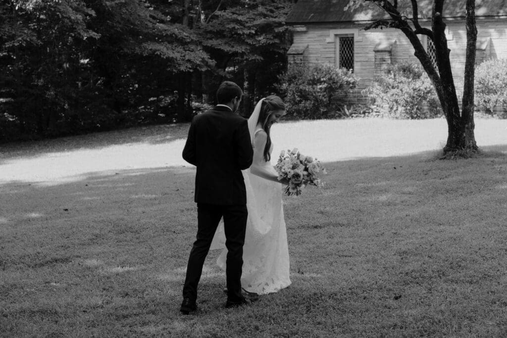 Cumberland Presbyterian Church, the backdrop of this summer wedding just outside of Nashville, Tennessee