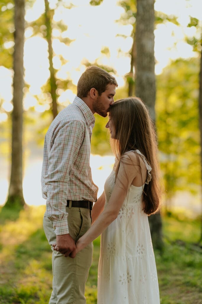 Acorn Lake, part of Montgomery Bell State Park and the site of these beautiful summer wedding portraits