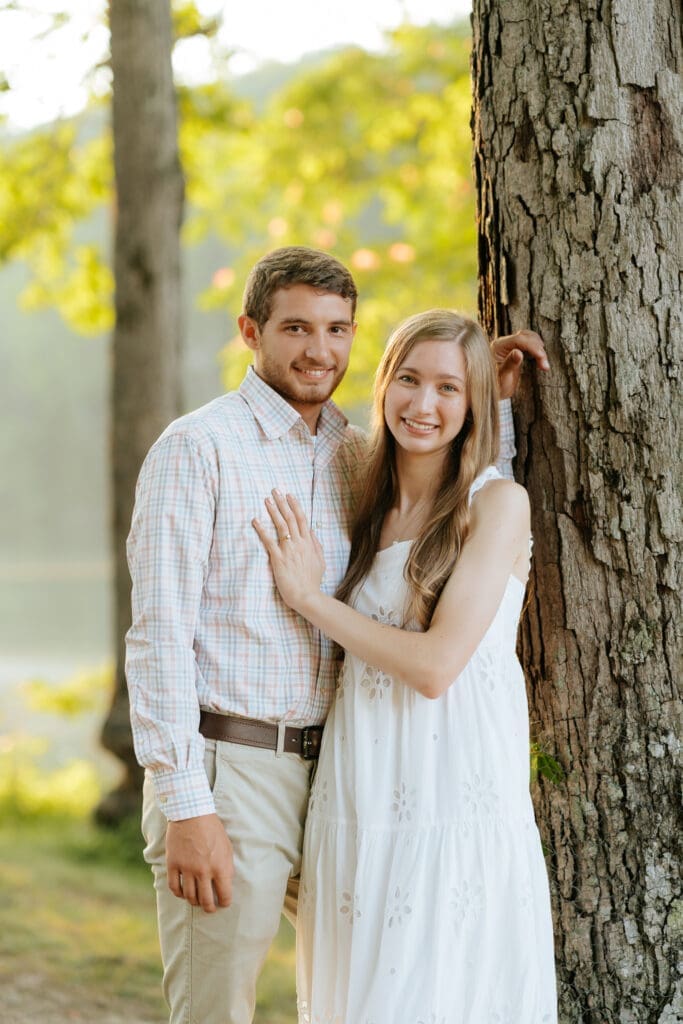 Acorn Lake, part of Montgomery Bell State Park and the site of these beautiful summer wedding portraits
