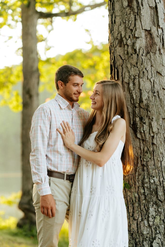 Acorn Lake, part of Montgomery Bell State Park and the site of these beautiful summer wedding portraits