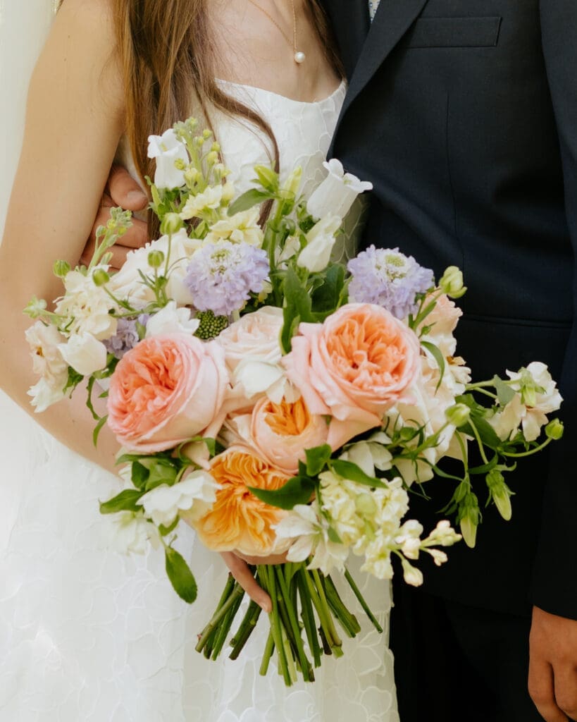 Dew Floristry summer wedding details