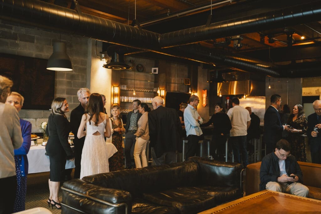 Intimate wedding at The Clubhouse in Montclair, New Jersey